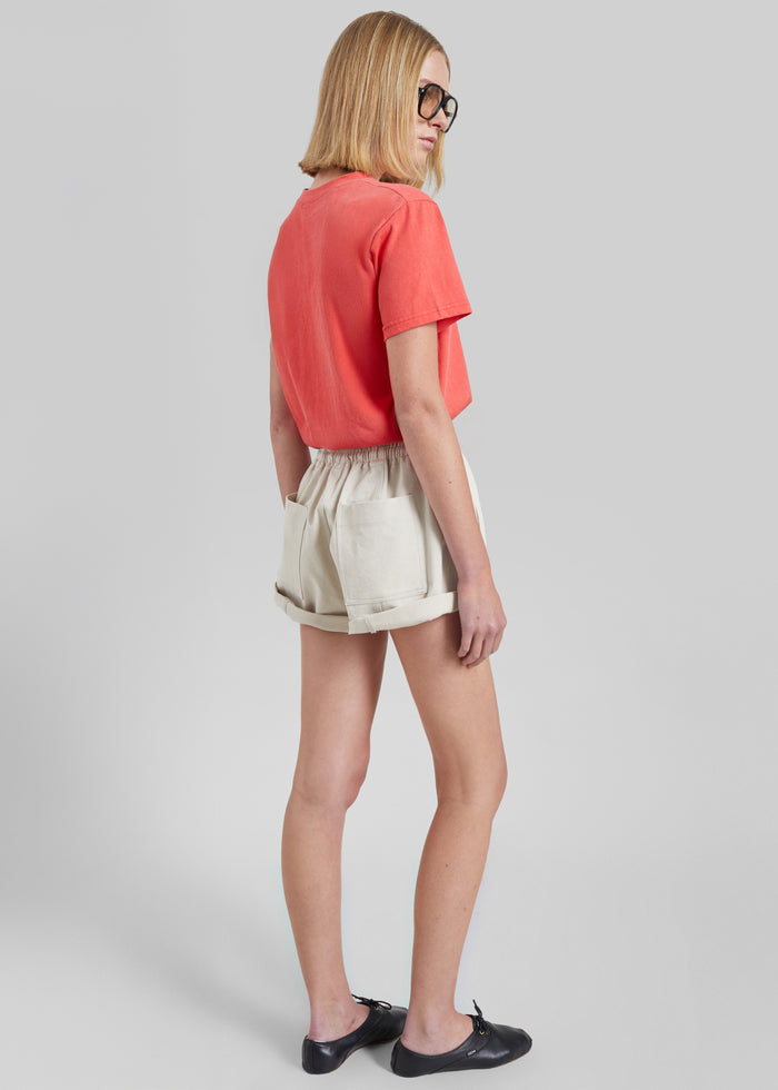 Meriot Simple Tee - Red