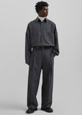 Milton Wool-Blend Trousers - Dark Grey