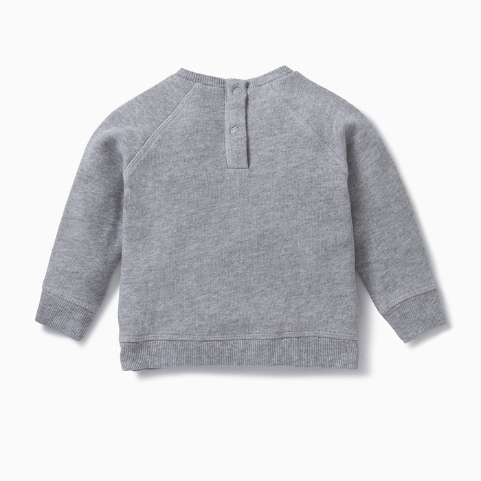 back of a grey mini lounge top