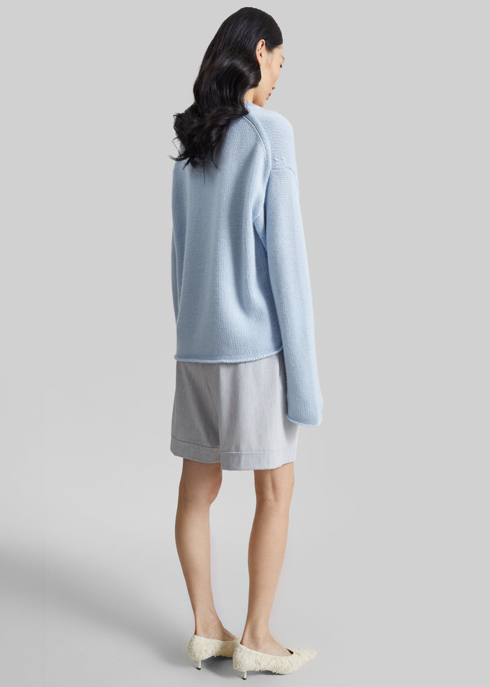 Mirbel Pleated Shorts - Light Grey