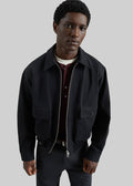 Mitchell Cotton Twill Jacket - Black