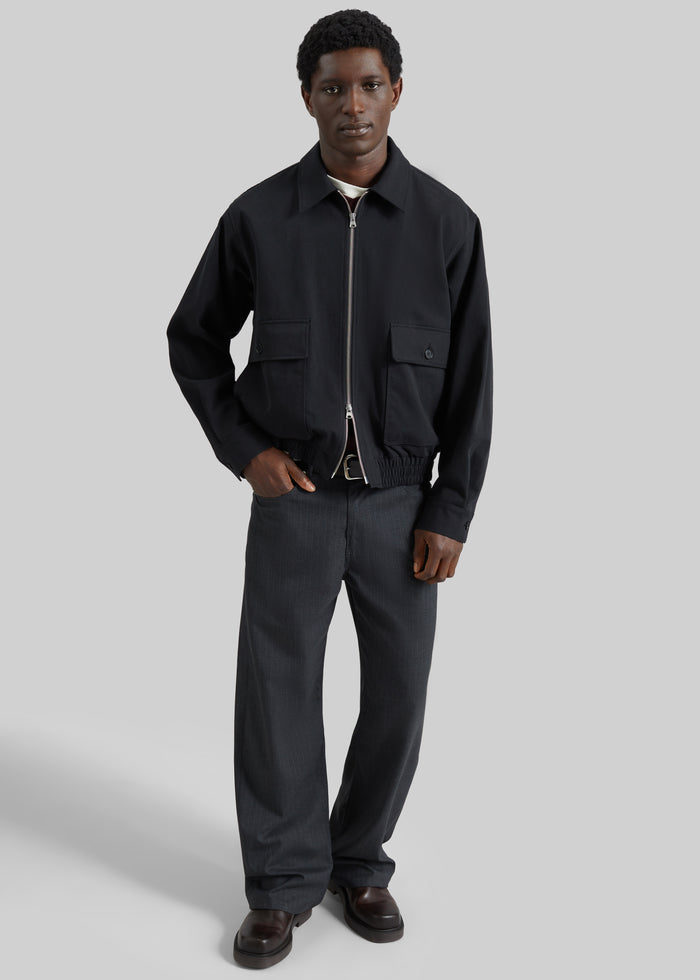 Mitchell Cotton Twill Jacket - Black