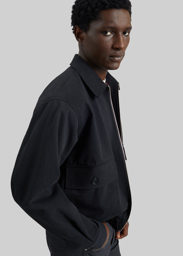 Mitchell Cotton Twill Jacket - Black