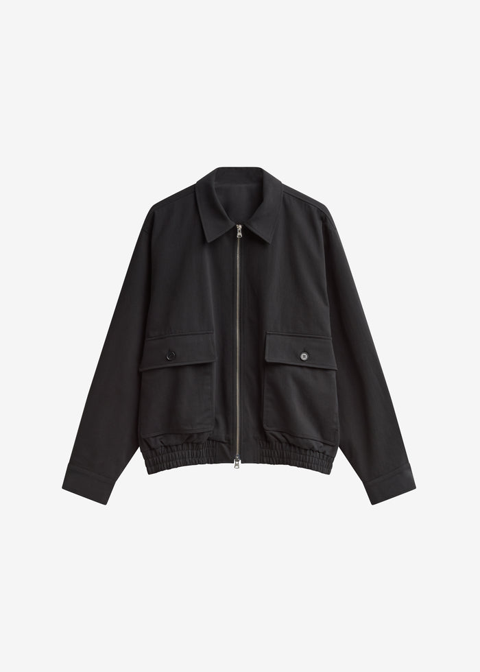Mitchell Cotton Twill Jacket - Black