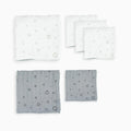 MORI muslin set, white & grey