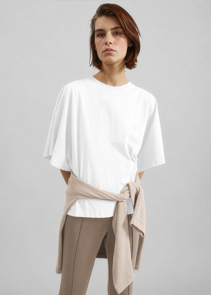 Modave Dolman Sleeve Tee - White