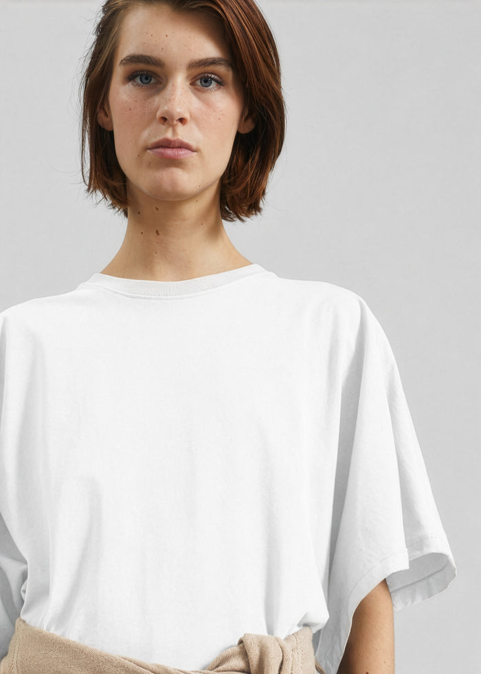 Modave Dolman Sleeve Tee - White