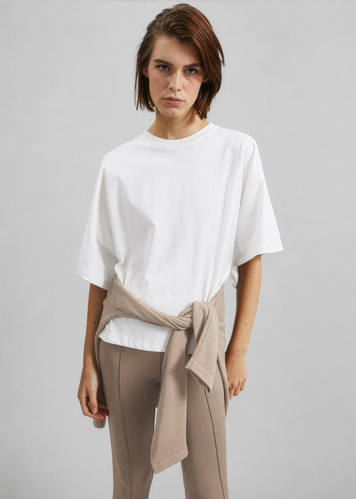 Modave Dolman Sleeve Tee - White