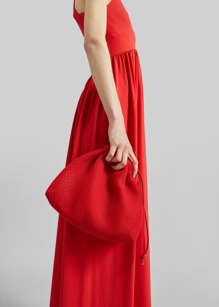 Morgan Mesh Small Pouch - Red