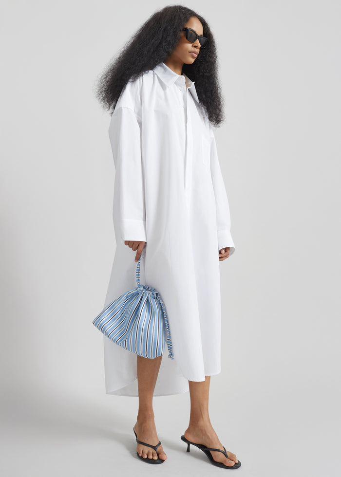 Morgan Small Pouch - Blue Multi Stripe