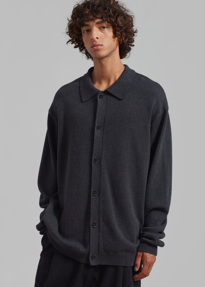 Myles Cardigan - Charcoal