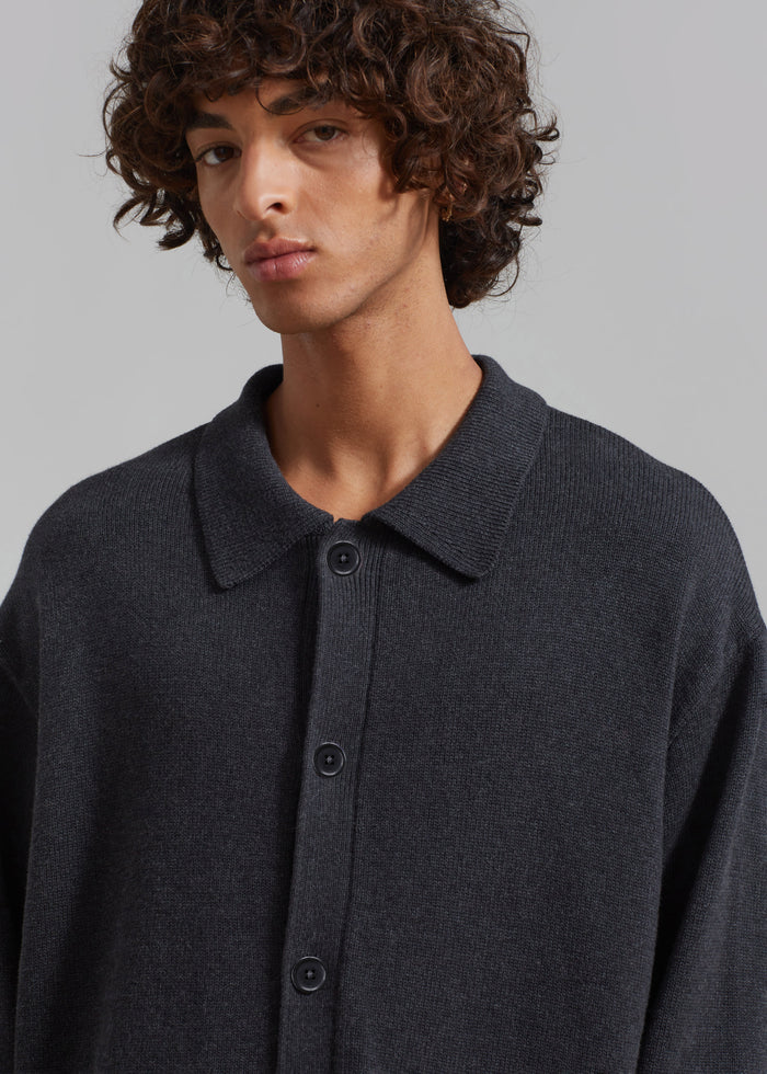 Myles Cardigan - Charcoal