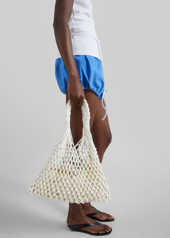 Naia Macrame Bag - Ecru