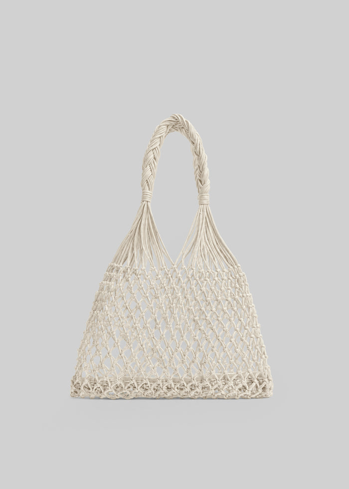 Naia Macrame Bag - Ecru