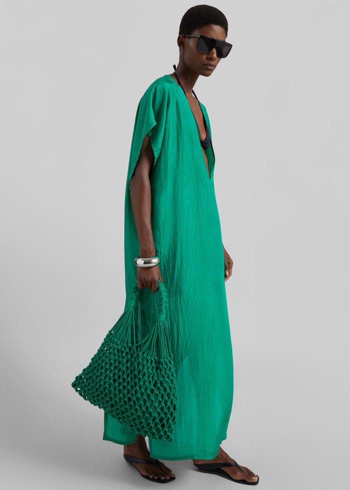 Naia Macrame Bag - Green