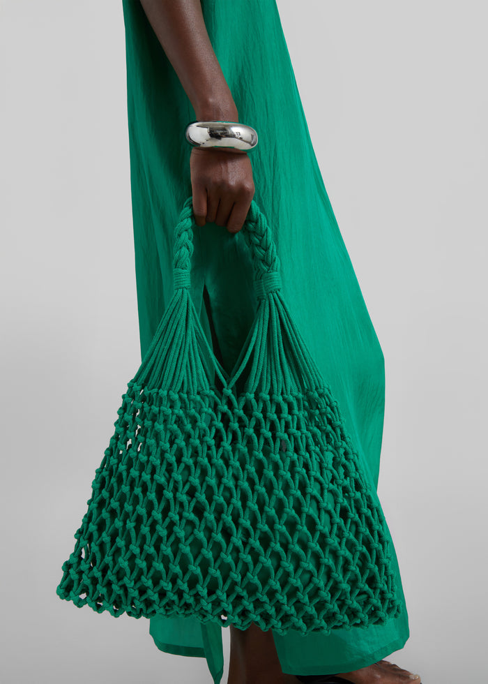 Naia Macrame Bag - Green