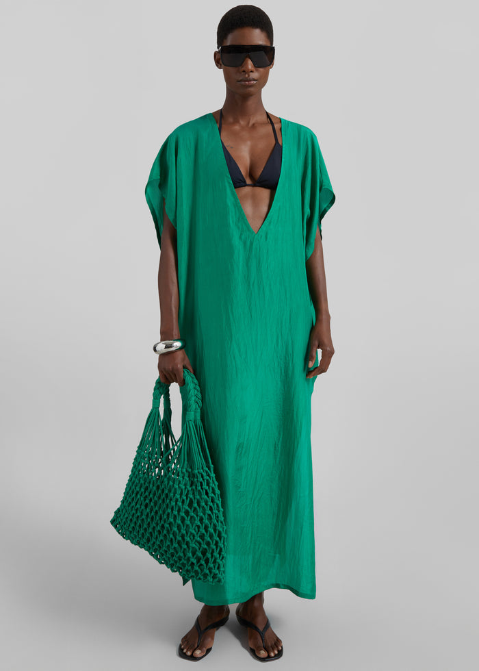 Naia Macrame Bag - Green