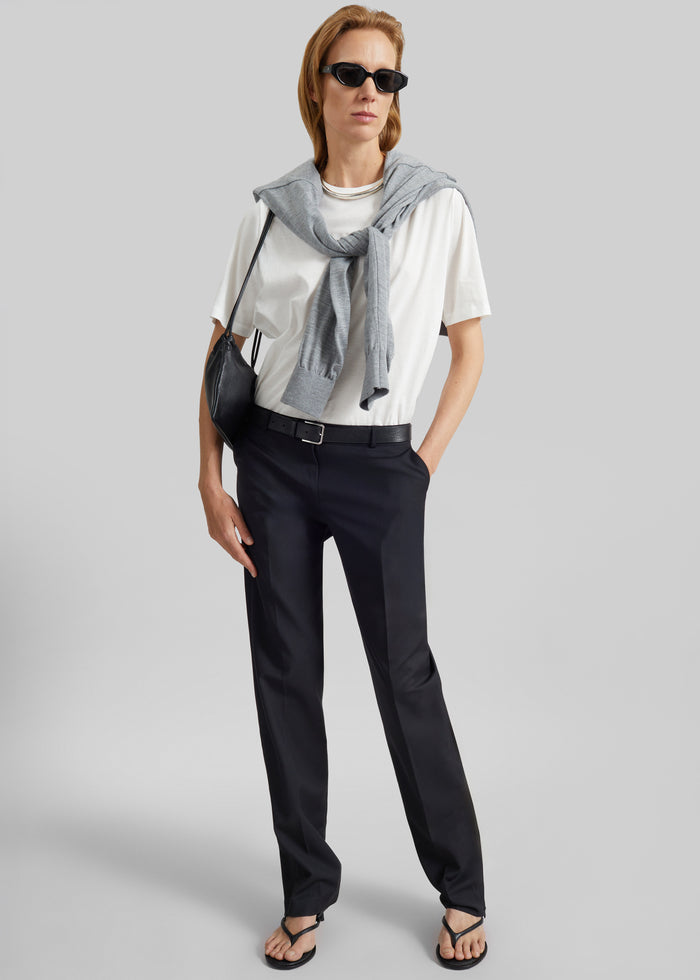 Nantes Straight Trousers - Black