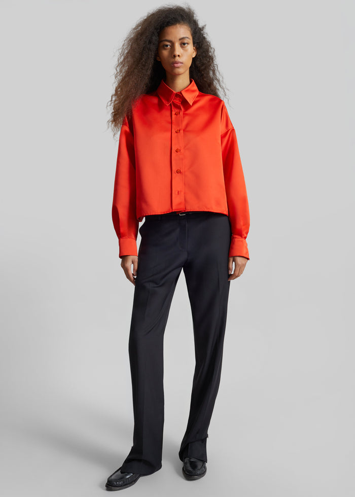 Nantes Straight Trousers - Black