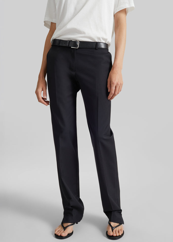 Nantes Straight Trousers - Black