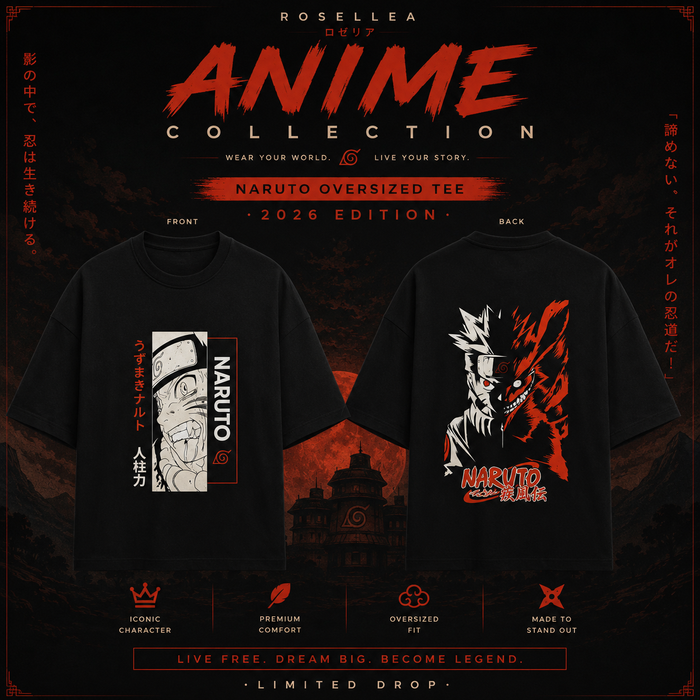 Naruto Oversized Tee