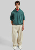 Nas Barrel Leg Sweatpants - Beige