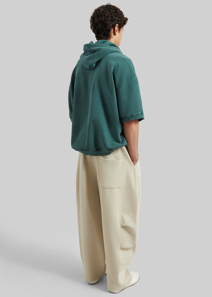 Nas Barrel Leg Sweatpants - Beige