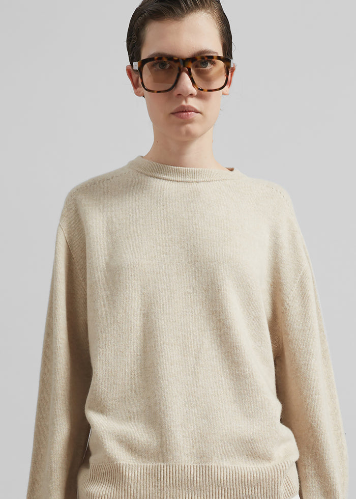 Nashik Wool Sweater - Cream