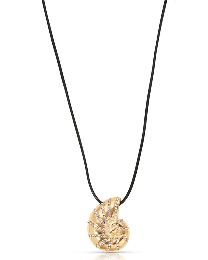 Nautilus Shell Cord Necklace