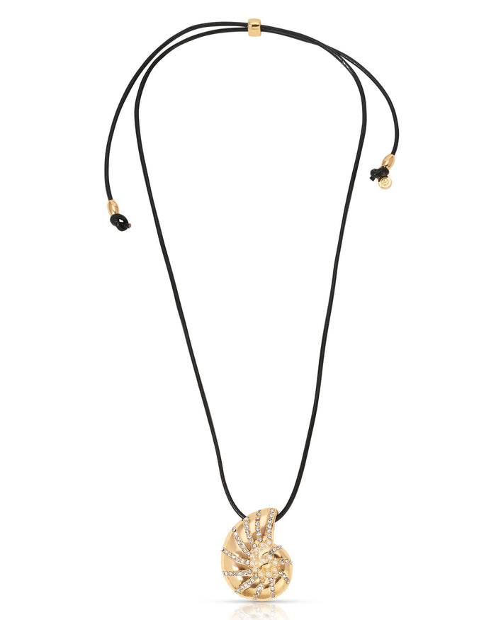 Nautilus Shell Cord Necklace