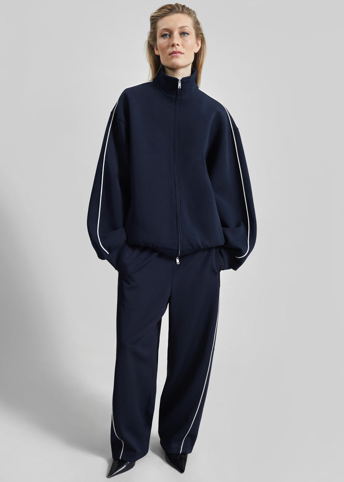 Nayen Zip-Up Jacket - Navy