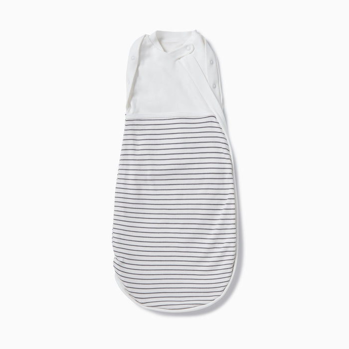 newborn swaddle sleep sack, stripe_grey