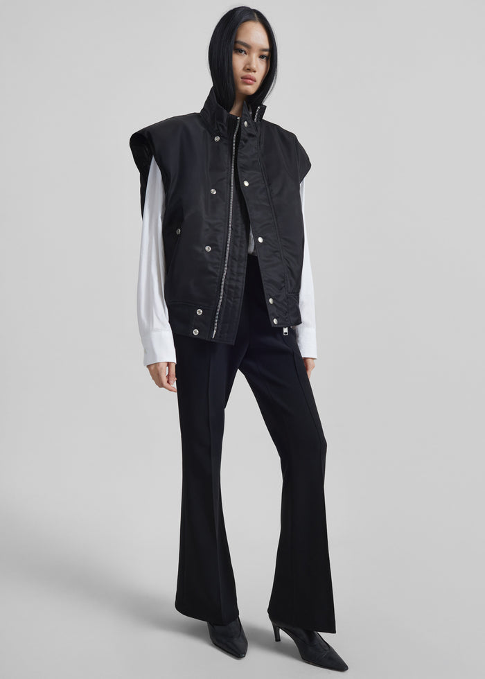 Nibelle Bootcut Pants - Black