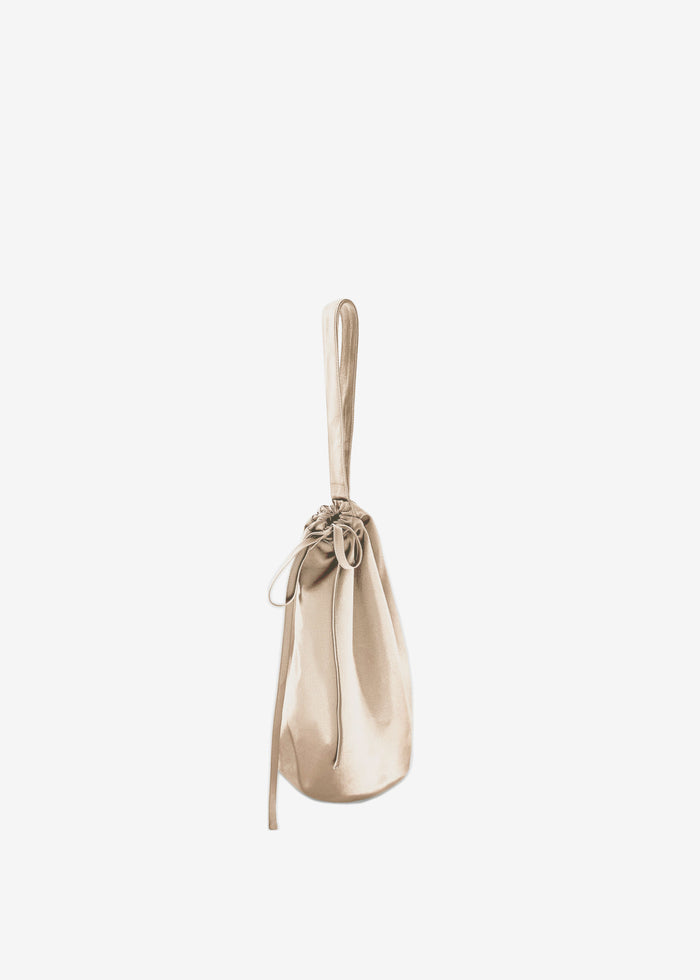 Nina Silk Bralette - Champagne
