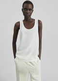 Nivee Lustrous Boxy Tank - Ivory