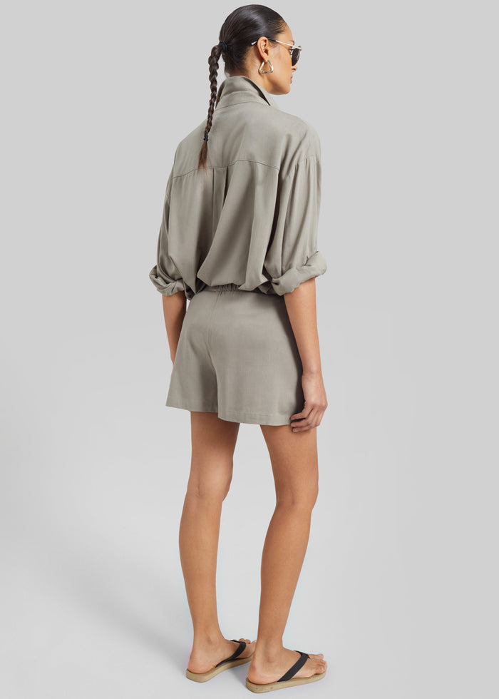 Noja Fluid Boxer Shorts - Pale Olive