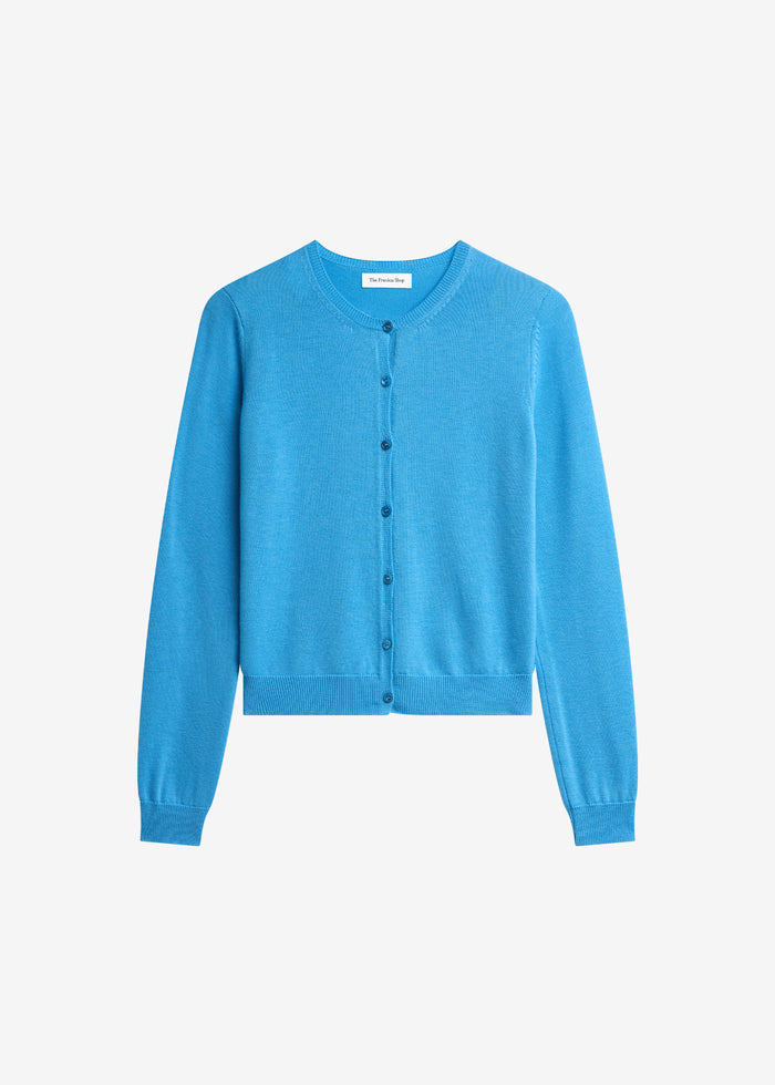 Nomi Thin Knit Cardigan - Blue