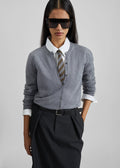 Nomi Thin Knit Cardigan - Grey
