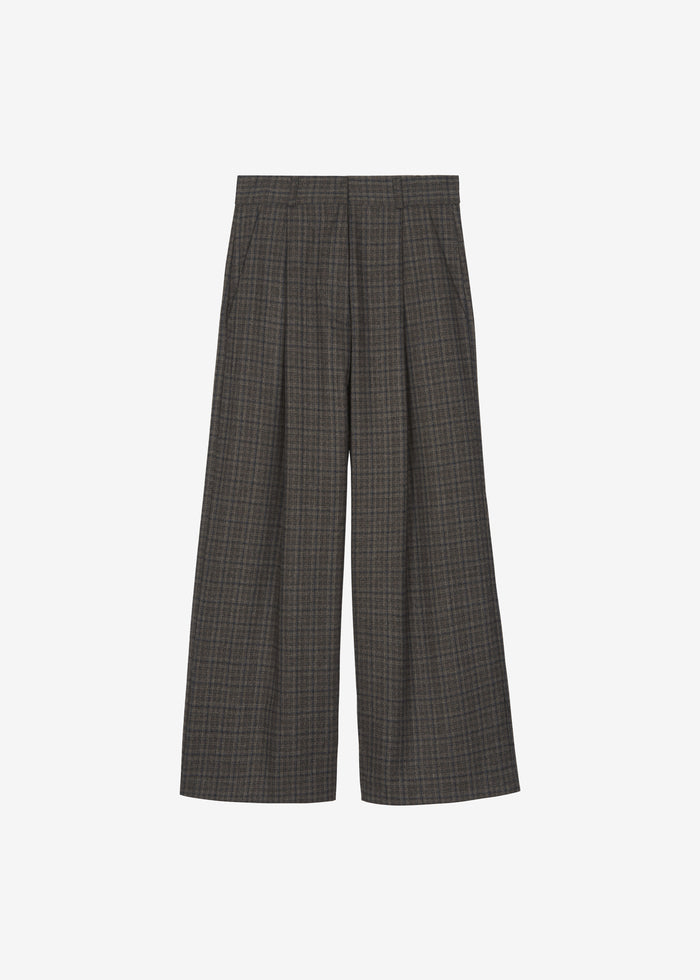 Novers Plaid Trousers - Multicolor
