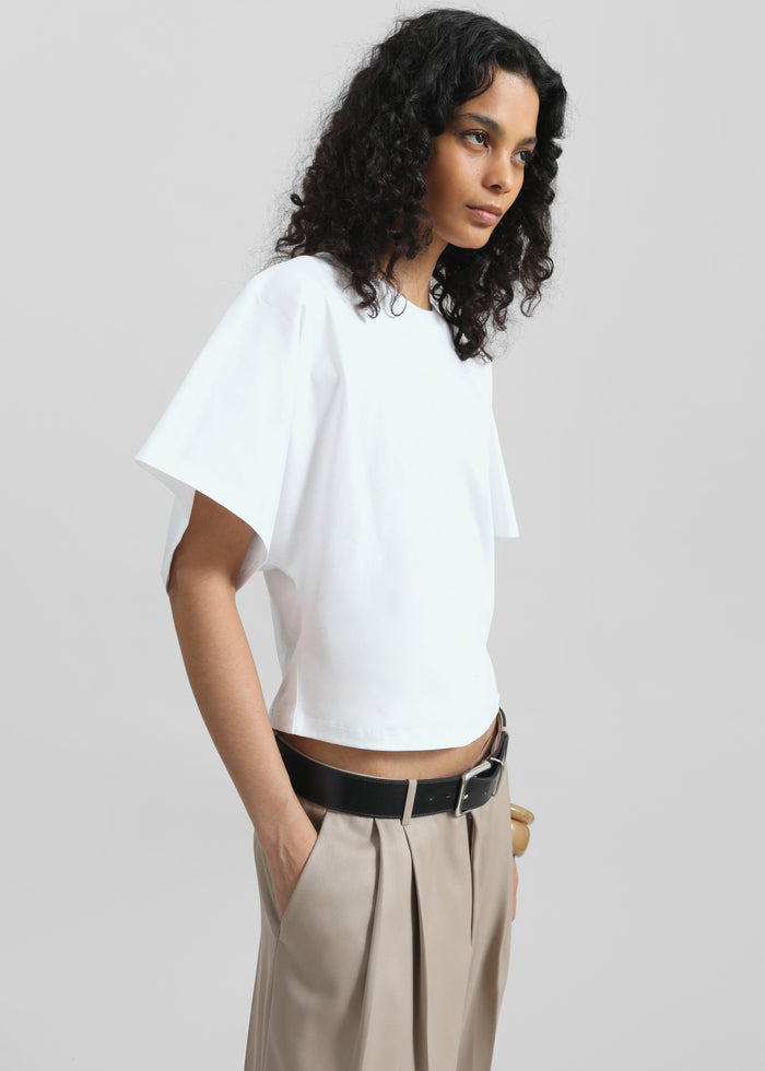 Noya Dolman Sleeve Tee - White