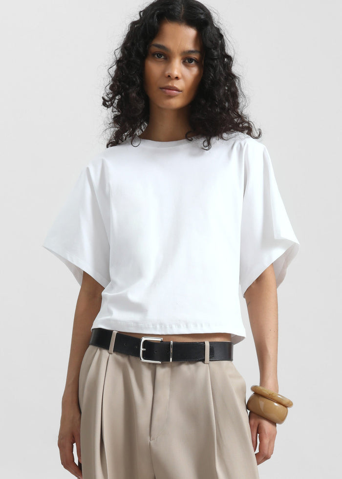 Noya Dolman Sleeve Tee - White