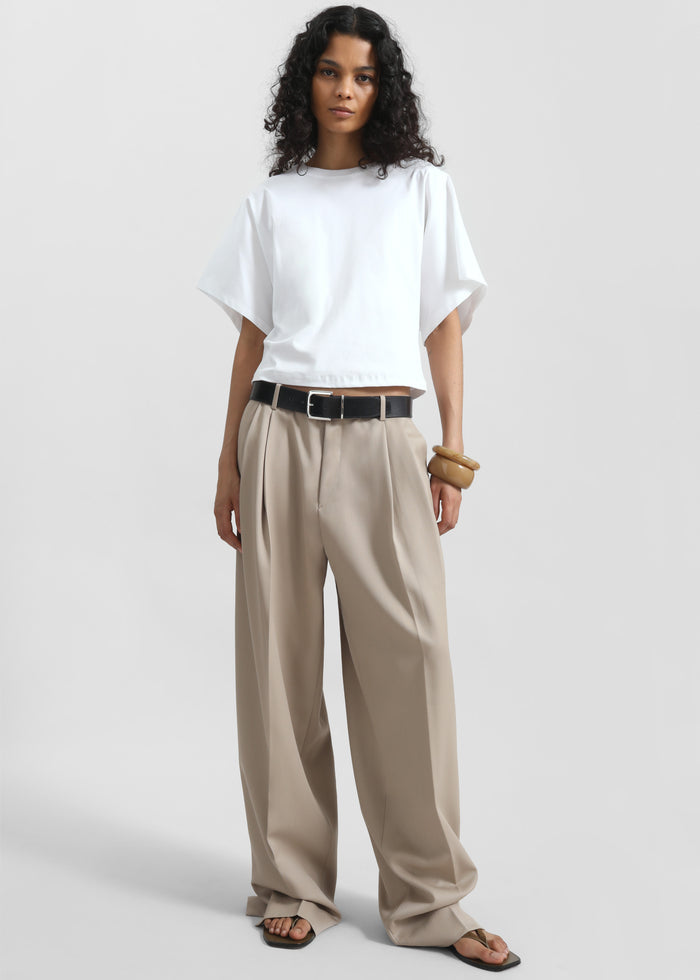 Noya Dolman Sleeve Tee - White