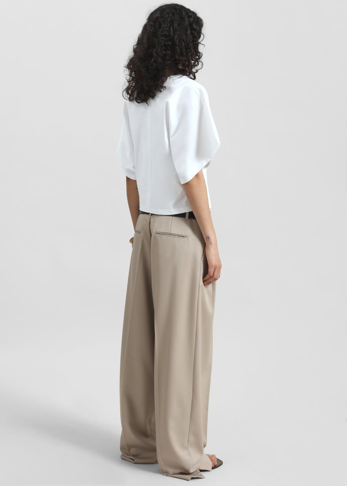 Noya Dolman Sleeve Tee - White