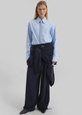 Oakdale Track Pants - Navy/White Pinstripe