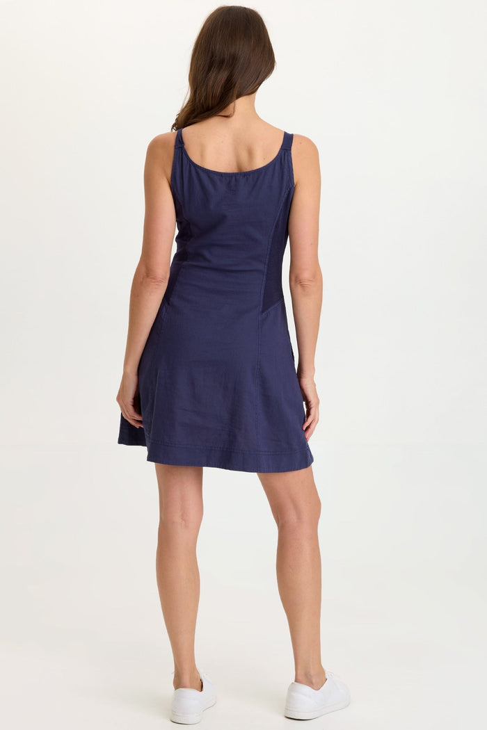 Wearables Ocie Cotton Linen Tank Dress