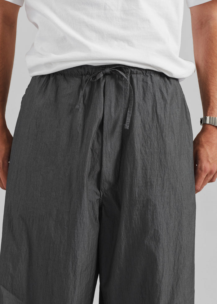 Ohio Crinkled Poplin Pants - Slate Grey