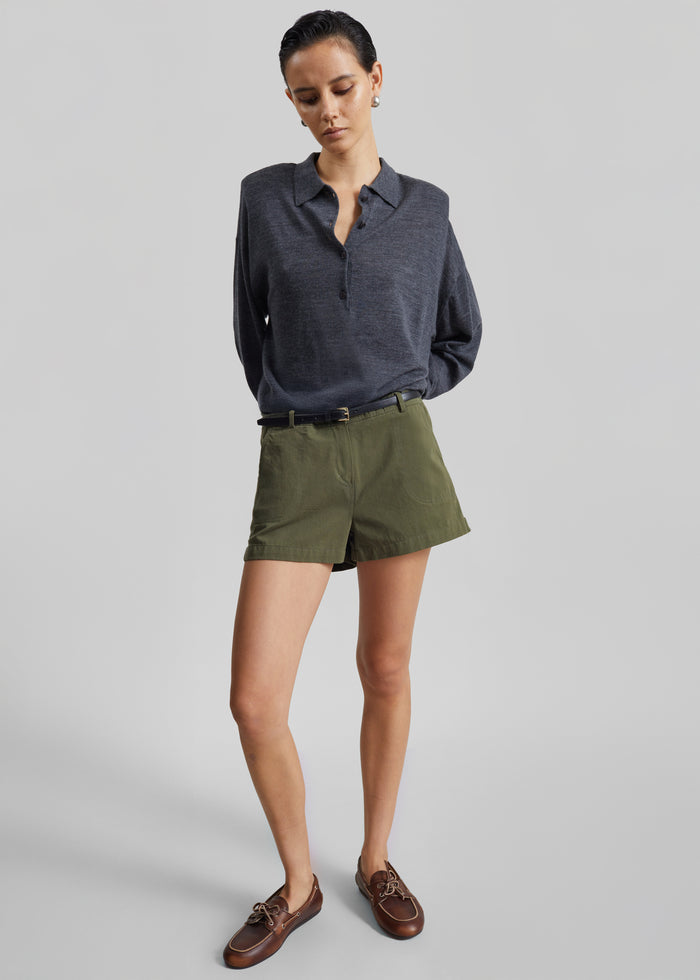 Olane Shorts - Dark Olive