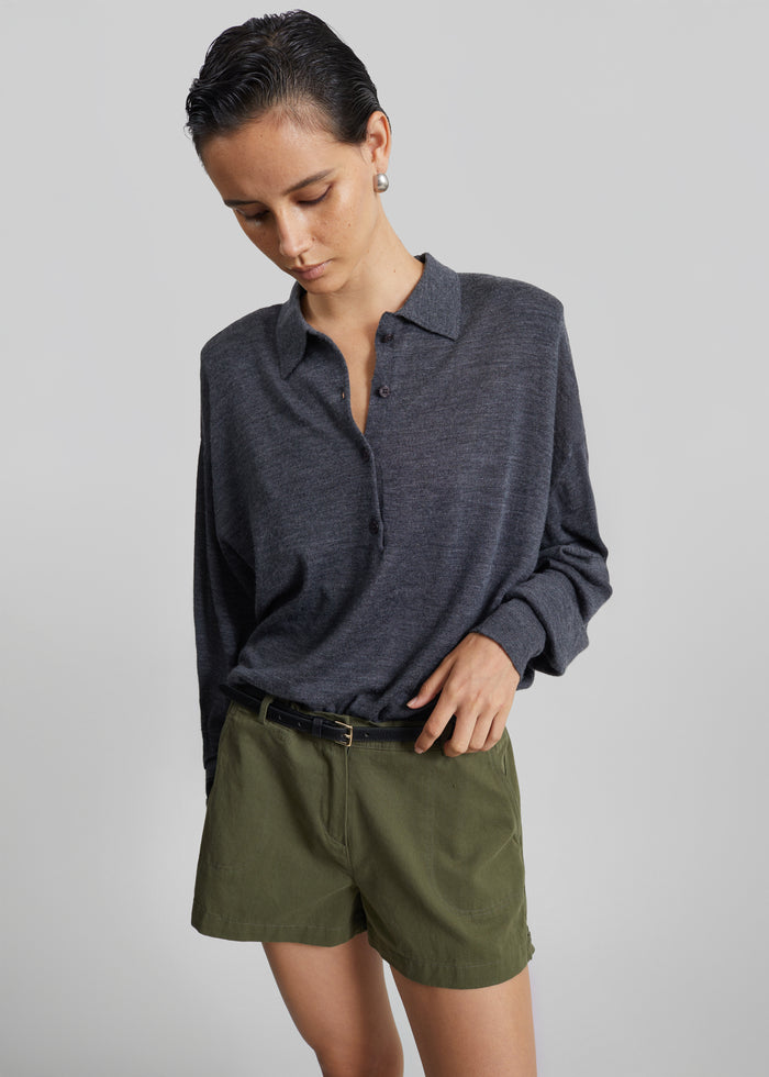 Olane Shorts - Dark Olive