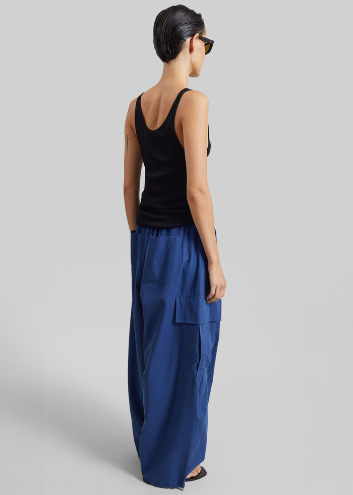 Olby Drawstring Cargo Pants - Cobalt