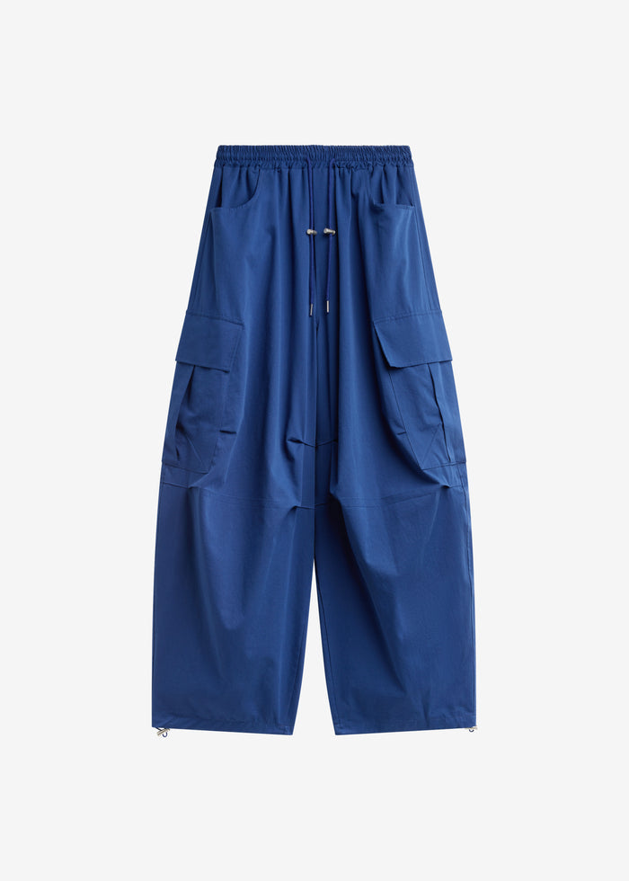 Olby Drawstring Cargo Pants - Cobalt